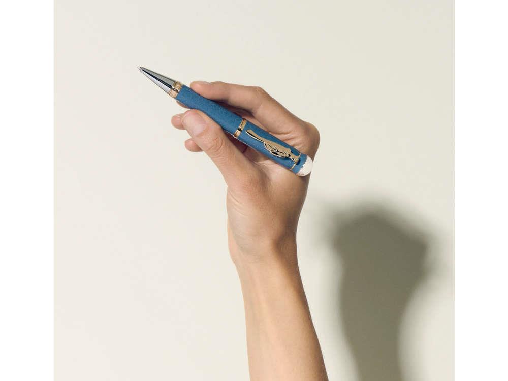 Montblanc Writers Edition Goethe Kugelschreiber, Edelharz, Blau, 131440