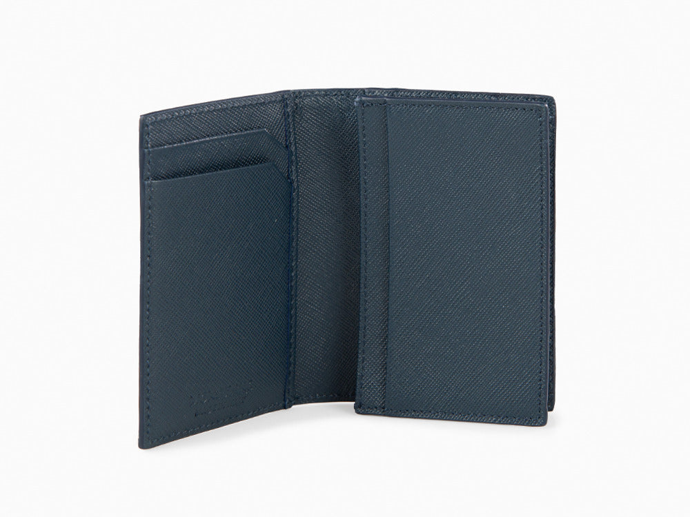 Montblanc Sartorial Kartenetuis, Leder, Blau, 131580