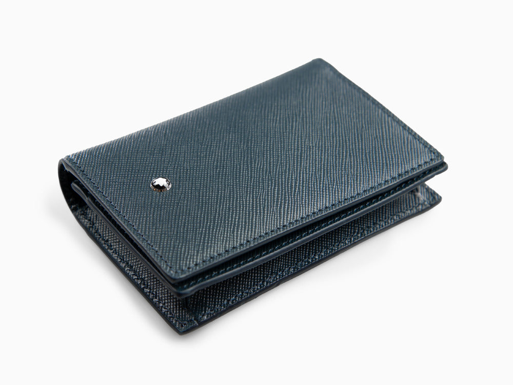 Montblanc Sartorial Kartenetuis, Leder, Blau, 131580
