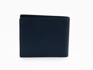 Montblanc Sartorial Brieftasche, Leder, Blau, 6 Karten, 131721