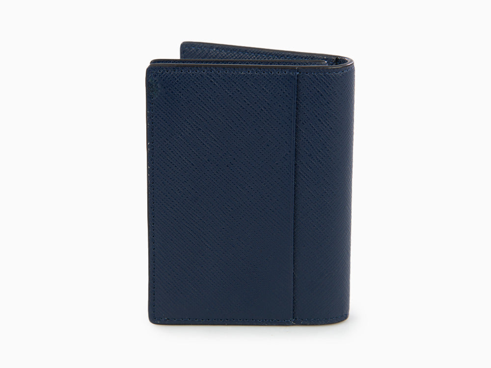 Montblanc Sartorial Kartenetuis, Leder, Blau, 4 Karten, 131723  