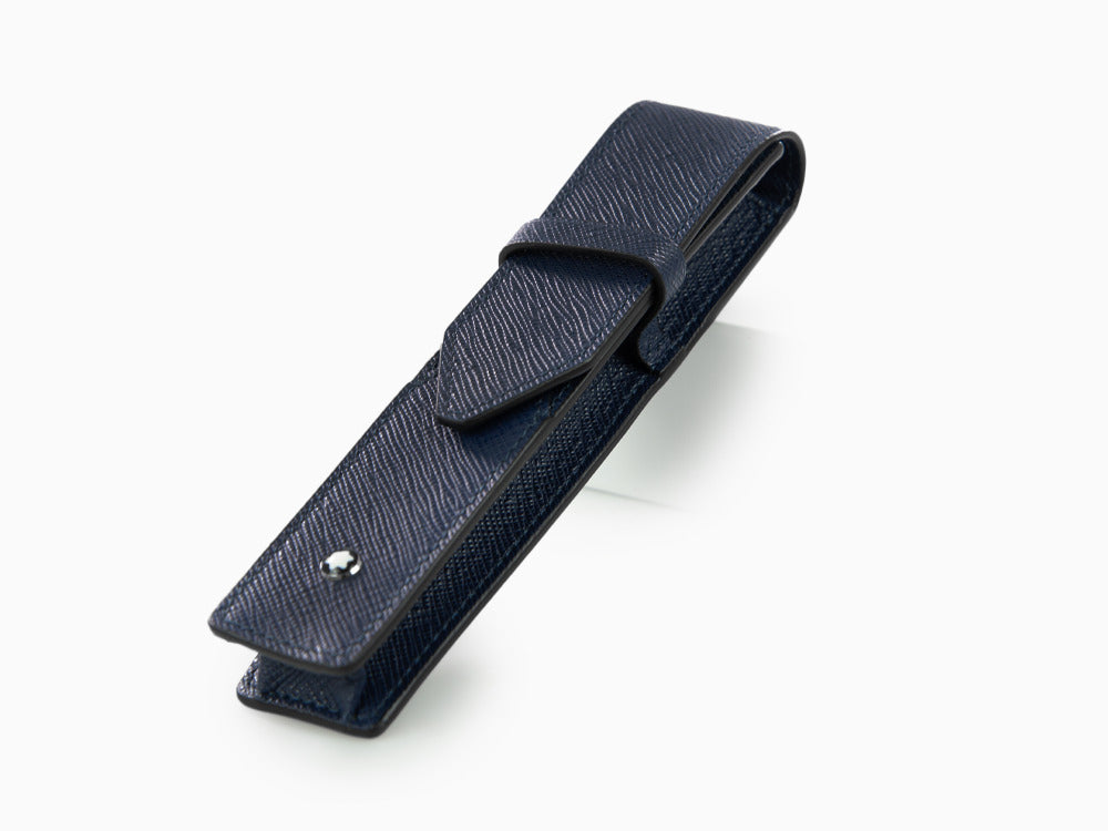 Montblanc Sartorial Etui, 1 Schreibgerät , Leder, Blau, 131740