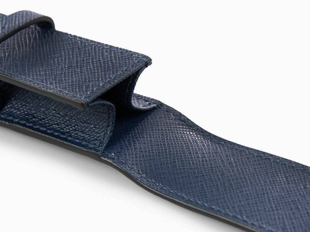 Montblanc Sartorial Etui, 1 Schreibgerät , Leder, Blau, 131740