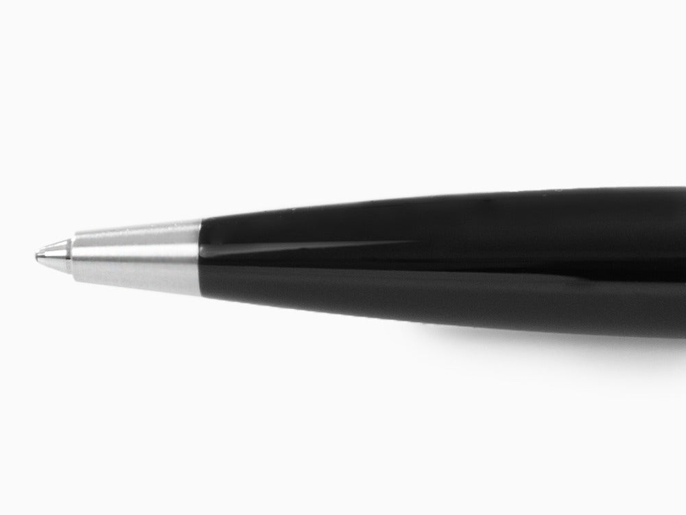 Montblanc Heritage Rouge & Noir Kugelschreiber, Platinierte Beschläge, 132110