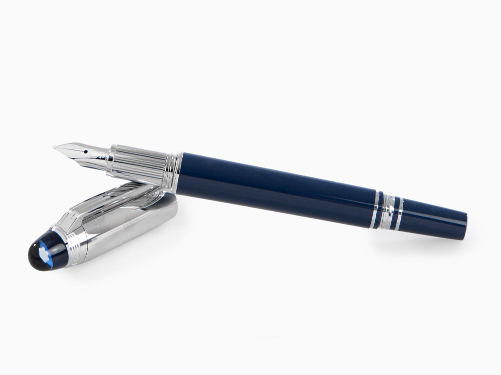 Montblanc StarWalker Blue Planet Doué Füllfederhalter, Edelharz, 132434