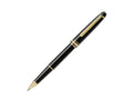 Montblanc Meisterstück Classique Roller, Vergoldete Beschläge, Schwarz, 132457