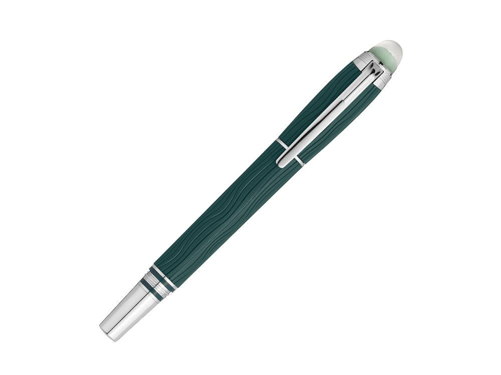 Montblanc StarWalker PolarGreen Fineliner, Grün, Platinierte Beschläge, 132903