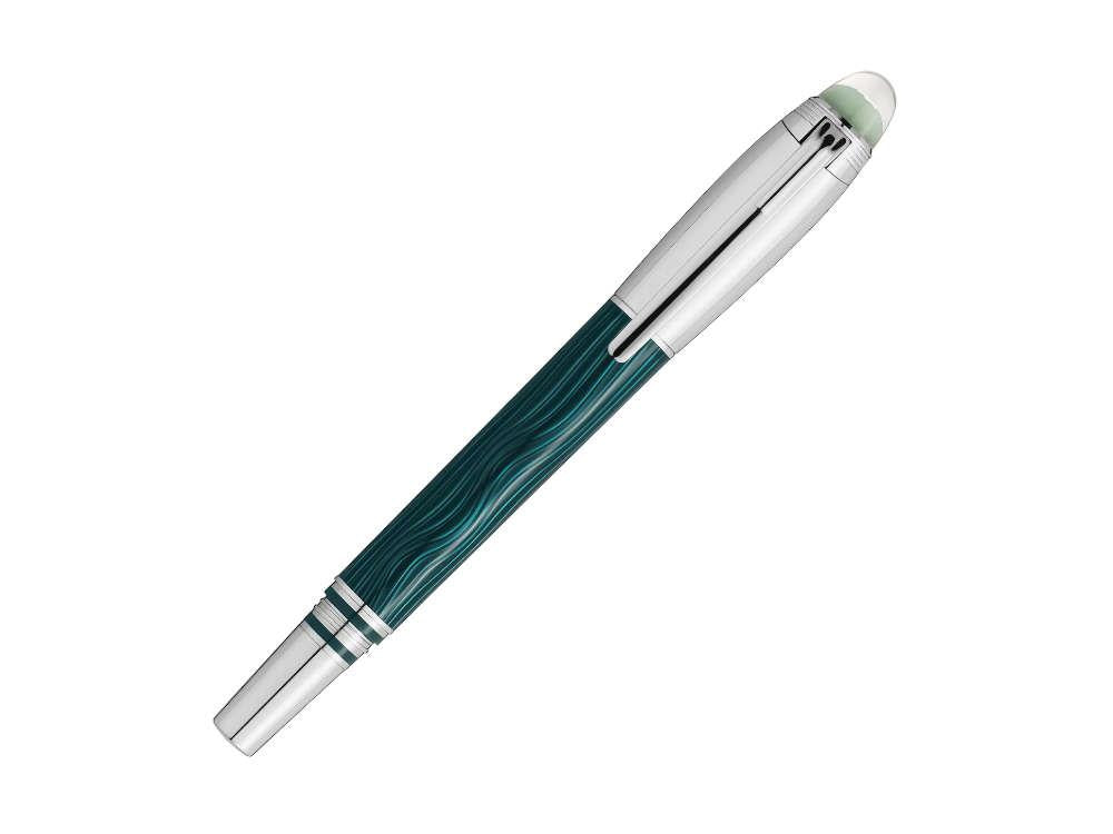 Montblanc StarWalker PolarGreen Fineliner, Platinierte Beschläge, 132911