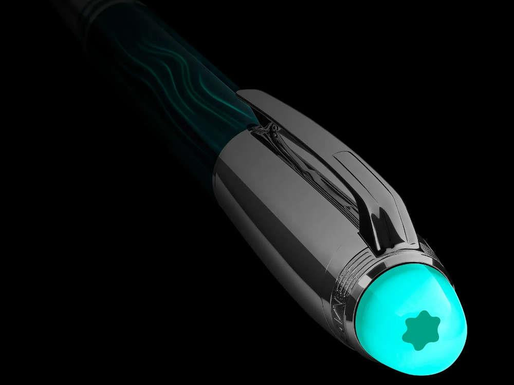 Montblanc StarWalker PolarGreen Fineliner, Platinierte Beschläge, 132911