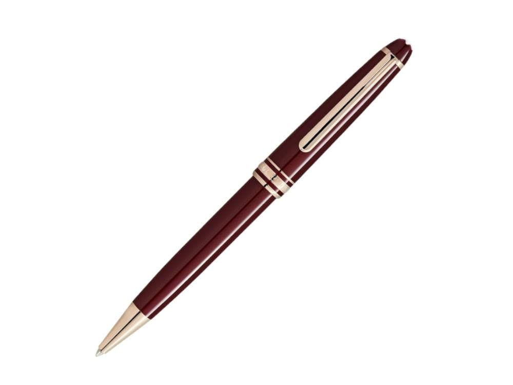 Montblanc Meisterstück Classique Burgundy Kugelschreiber, Vergoldet, 133008