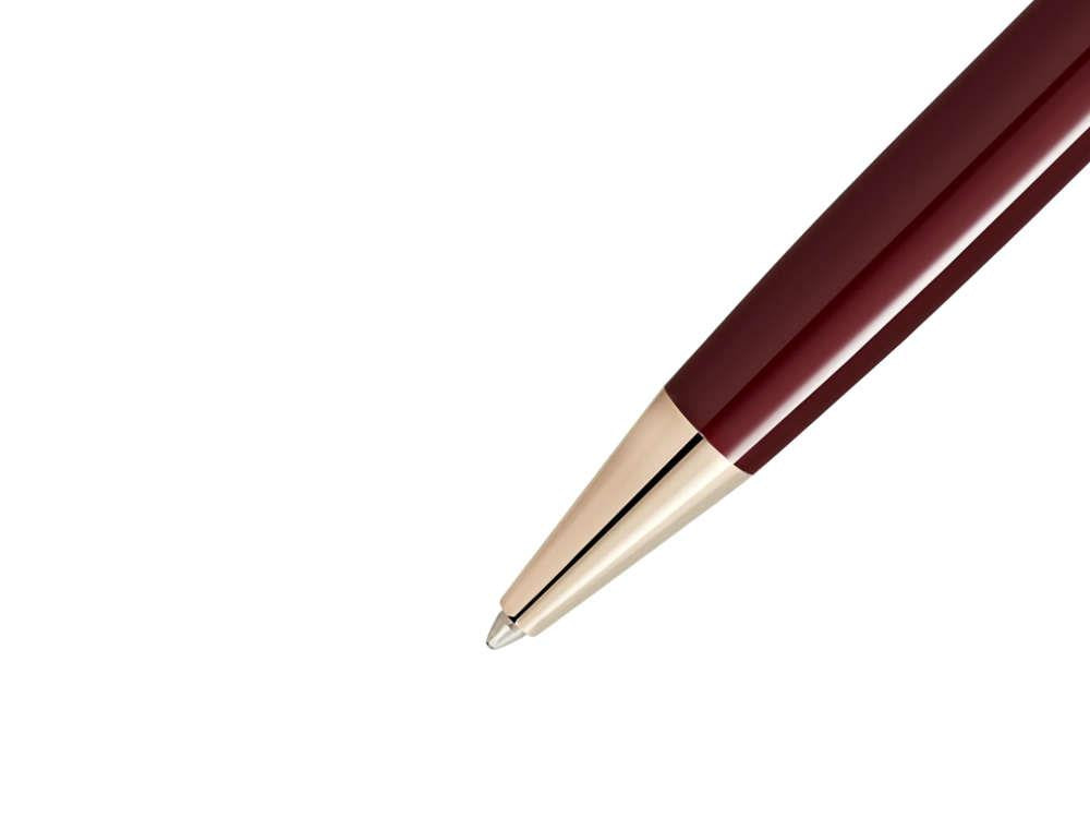Montblanc Meisterstück Classique Burgundy Kugelschreiber, Vergoldet, 133008