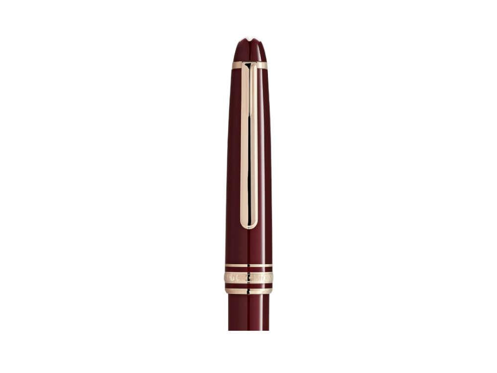 Montblanc Meisterstück Classique Burgundy Kugelschreiber, Vergoldet, 133008