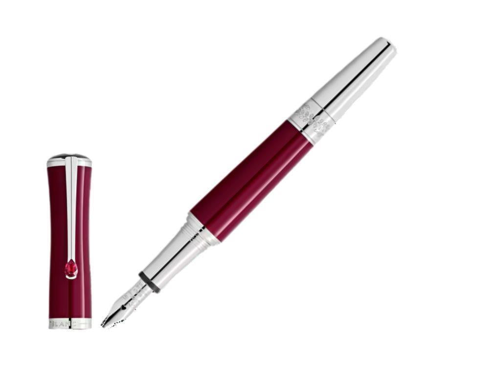 Montblanc Muses Maria Callas Ruby Edition Füllfederhalter, 133401