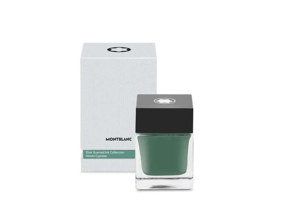 Montblanc Elixir Scented Hinoki Cypress Tintenfass, Grün, 50ml, Glass, 136800
