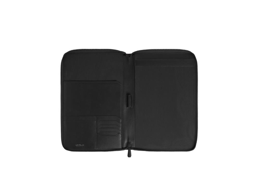 Notizbuchhalter in mittlerer Größe mit Reißverschluss aus Extreme-Leder, 137534
