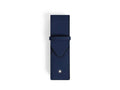 Montblanc Envelope Etui 2 Schreibgeräte, Leder, Starr, Klappe, Blau, 221366