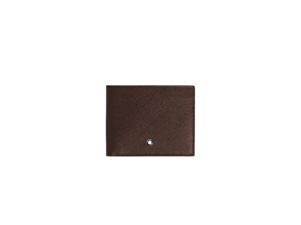 Montblanc Sartorial 6cc Ebony Brieftasche, Leder, 223009