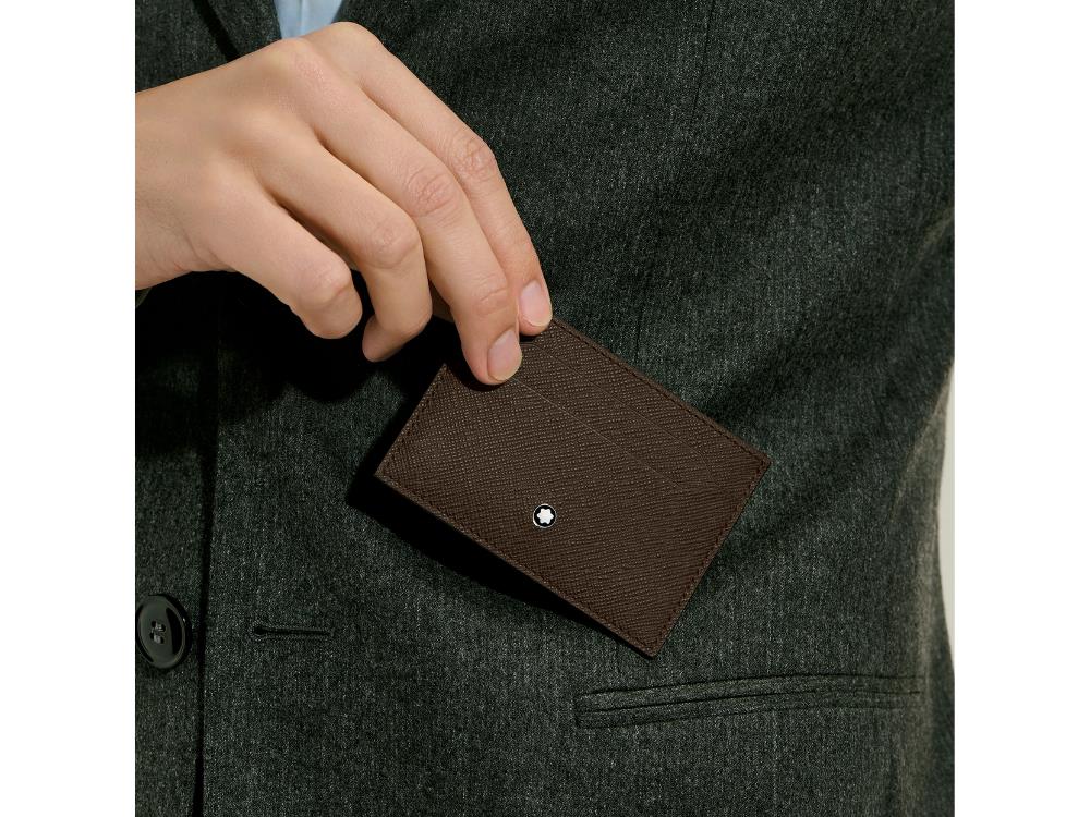 Montblanc Sartorial 5cc Kartenetuis, Leder, Ebony, 223029