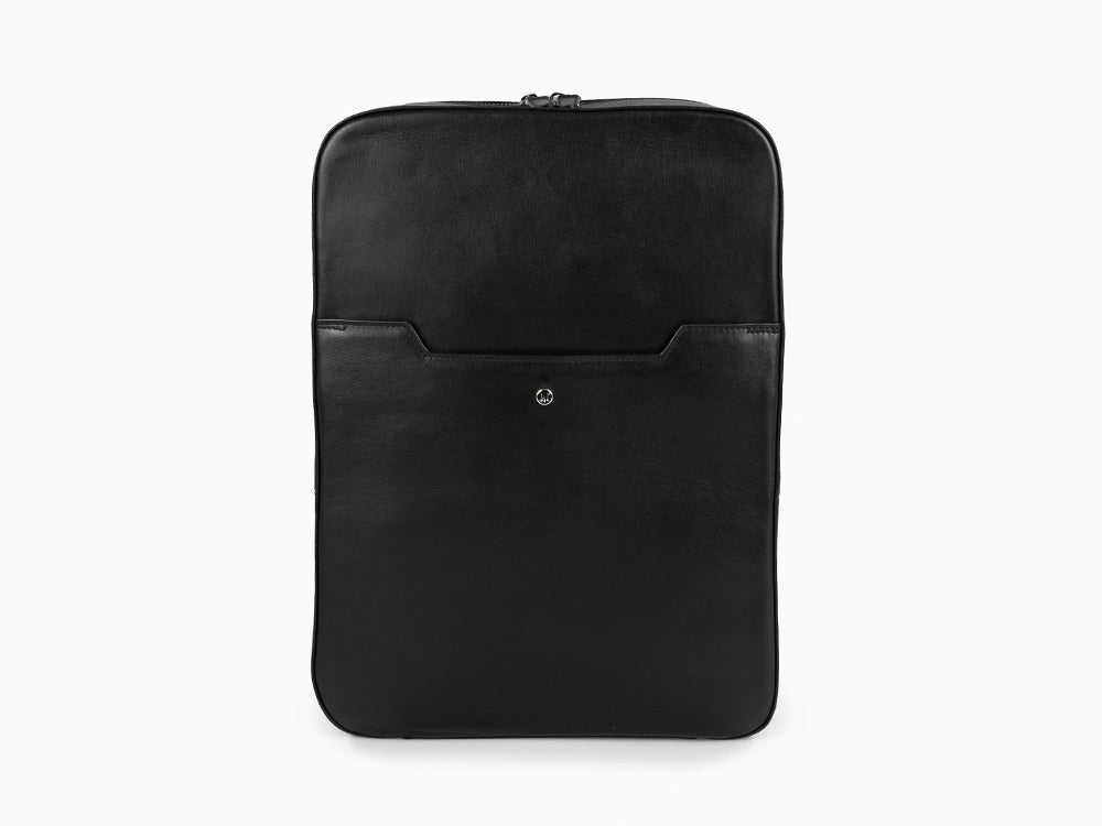 Montegrappa Signet Series Rucksack, Leder, Schwarz, Laptop-Fach, IC00BP00