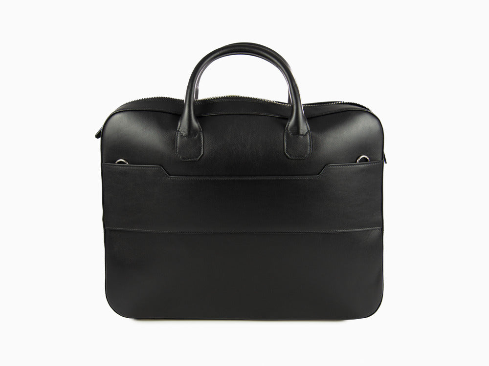 Montegrappa Laptop Bag Signet Series, Leder, Schwarz, IC00LB03