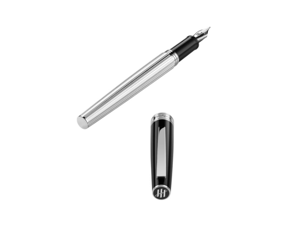 Montegrappa Armonia Duetto Füllfederhalter, Edelharz, Schwarz, ISA1M-AC