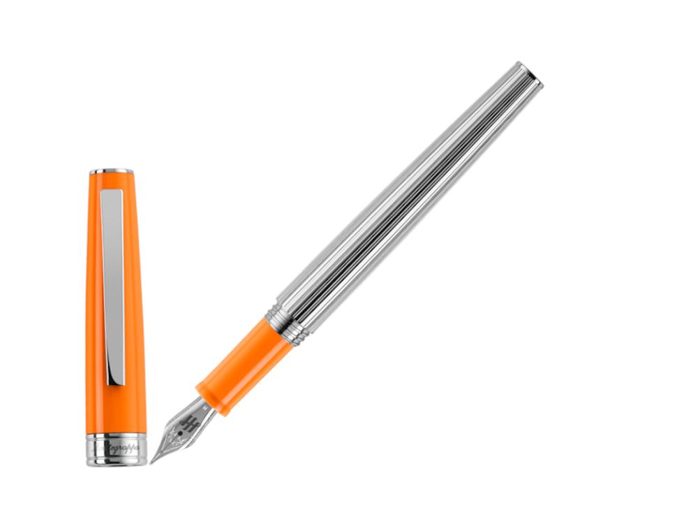 Montegrappa Armonia Duetto Füllfederhalter, Edelharz, Orange, ISA1M-AO