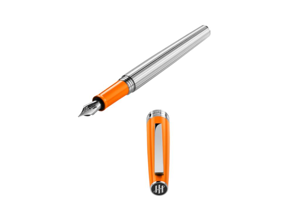 Montegrappa Armonia Duetto Füllfederhalter, Edelharz, Orange, ISA1M-AO
