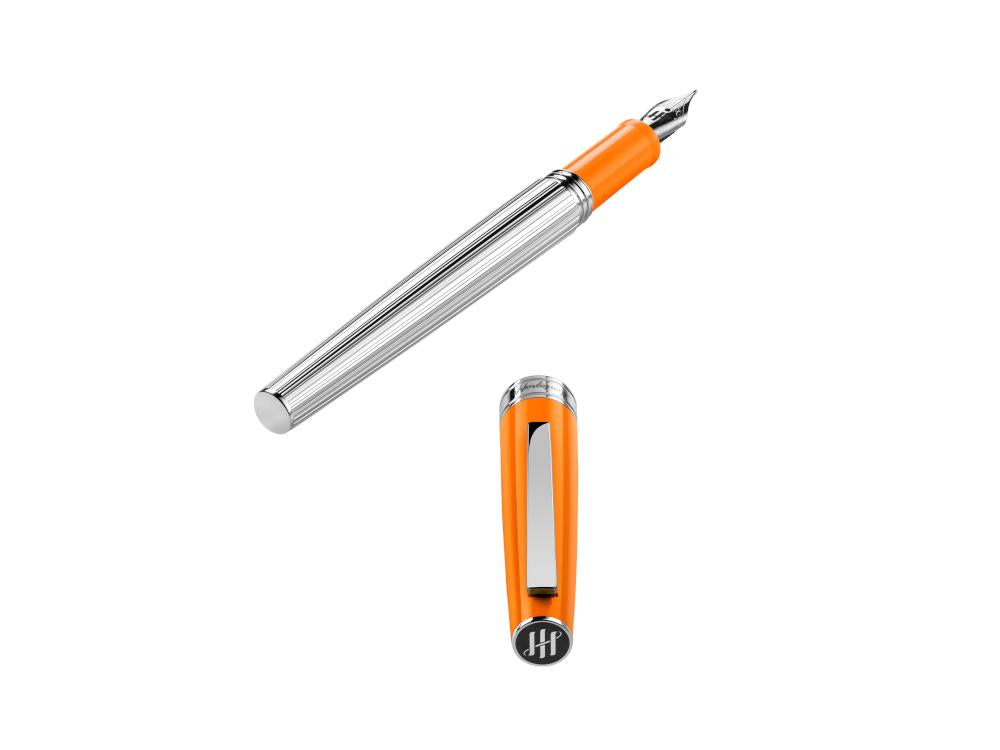 Montegrappa Armonia Duetto Füllfederhalter, Edelharz, Orange, ISA1M-AO