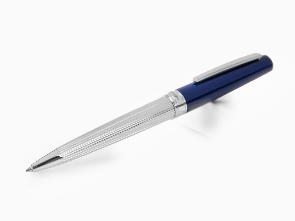 Montegrappa Armonia Duetto Kugelschreiber, Stahl, Blau, ISA1MBAB