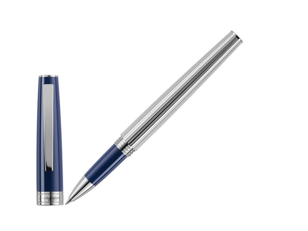 Montegrappa Armonia Roller Duetto, Stahl, Blau, ISA1MRAB