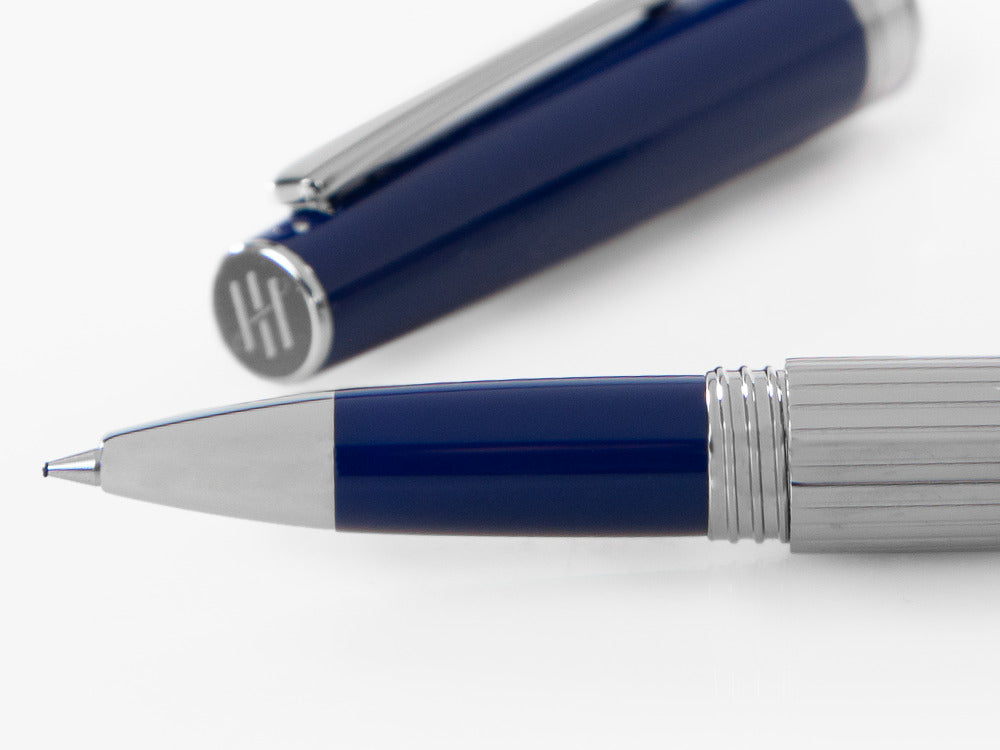 Montegrappa Armonia Roller Duetto, Stahl, Blau, ISA1MRAB