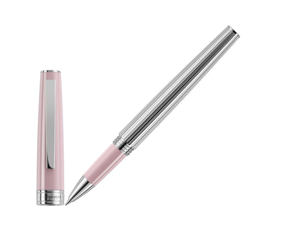 Montegrappa Armonia Duetto Roller, Stahl, Rose, ISA1MRAS