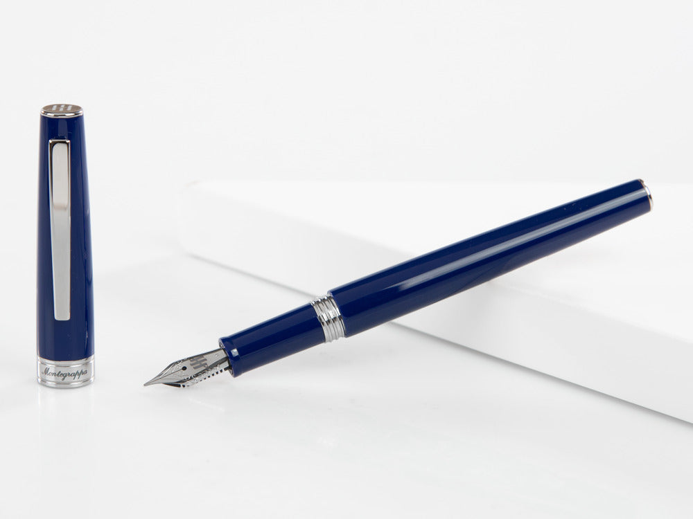Montegrappa Armonia Füllfederhalter, Edelharz, Blau, ISA1R-AB