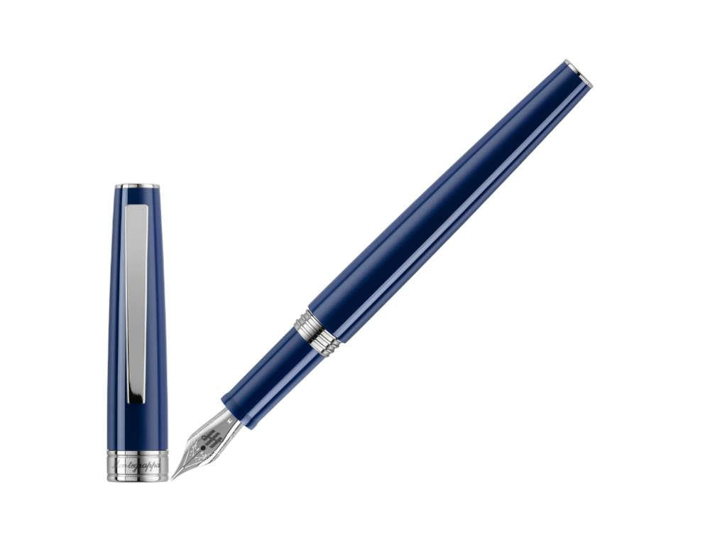 Montegrappa Armonia Füllfederhalter, Edelharz, Blau, ISA1R-AB