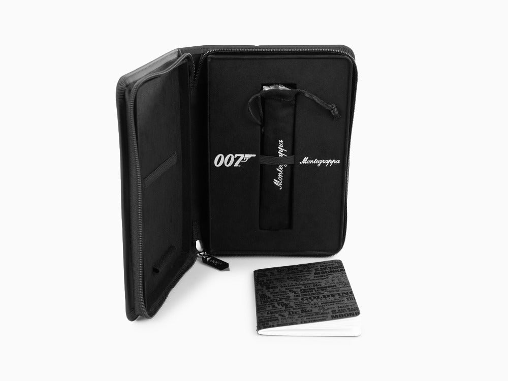 Montegrappa 007 Special Issue James Bond Roller, Aluminium, Schwarz, ISBJRRUC