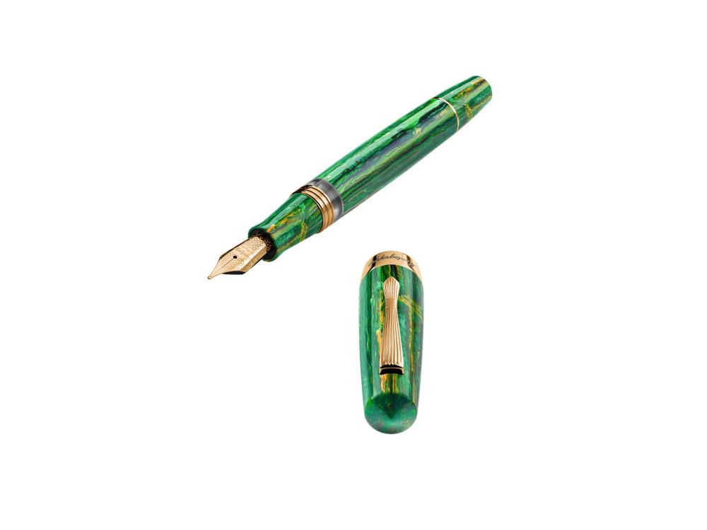 Montegrappa Elmo 02 Plus Ventorum Favonius Füllfeder, Kolben, ISE2P-AG-1