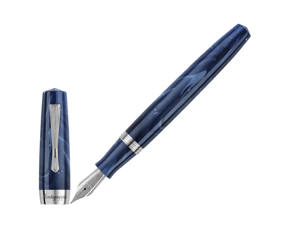 Montegrappa Elmo 02 Nebula Füllfederhalter, Blau, ISE2R-AD