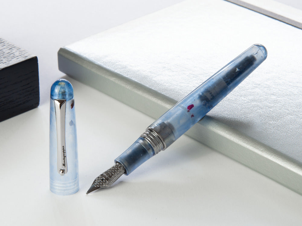 Montegrappa Elmo Ambiente Ocean Füllfederhalter, Edelstahl, ISEER-ID