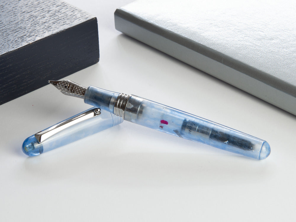 Montegrappa Elmo Ambiente Ocean Füllfederhalter, Edelstahl, ISEER-ID