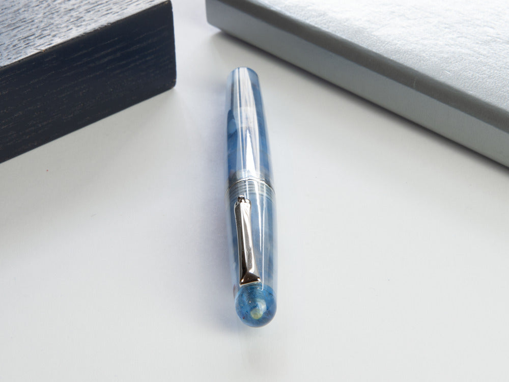 Montegrappa Elmo Ambiente Ocean Füllfederhalter, Edelstahl, ISEER-ID