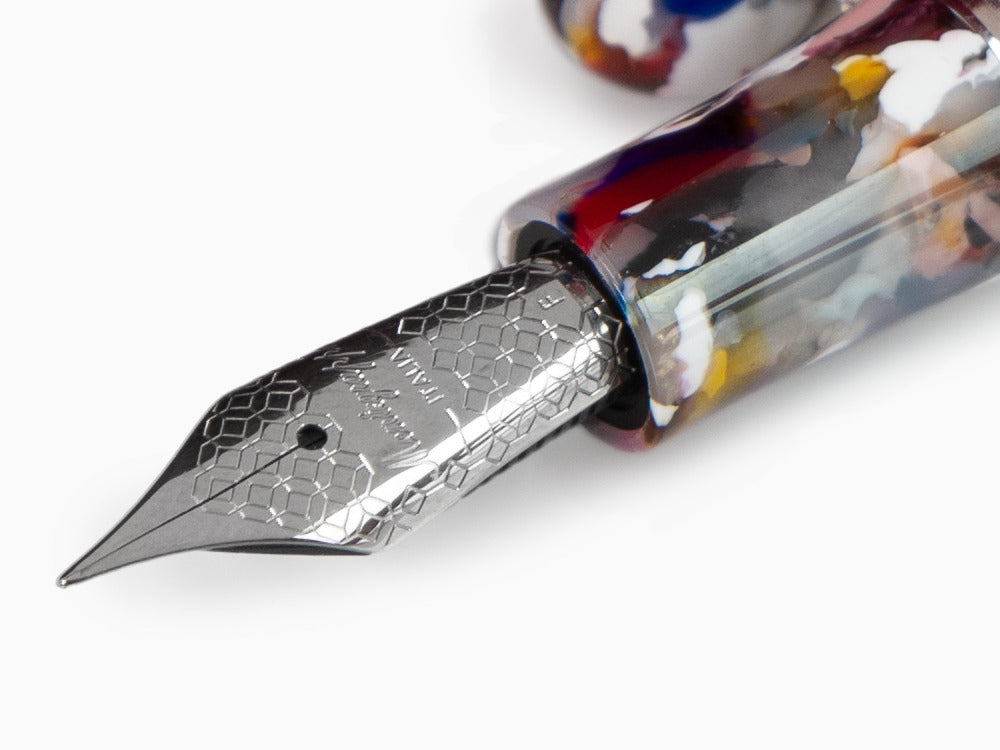 Montegrappa Elmo Ambiente Kaleido Füllfederhalter, Edelstahl, ISEER-IK