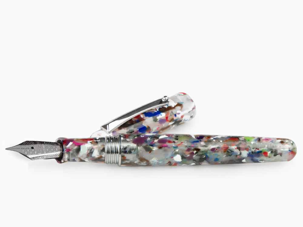 Montegrappa Elmo Ambiente Kaleido Füllfederhalter, Edelstahl, ISEER-IK