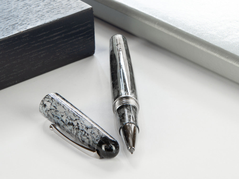 Montegrappa Elmo Ambiente Charcoal Roller, Edelharz, ISEERRIC