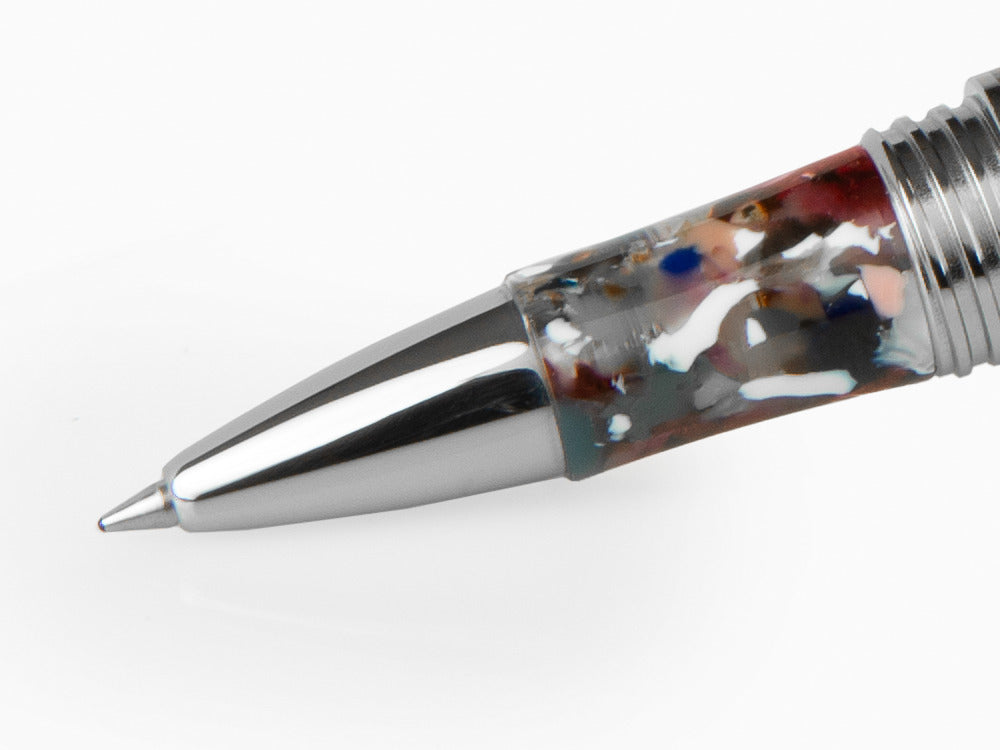 Montegrappa Elmo Ambiente Kaleido Roller, Edelharz, Edelstahl, ISEERRIK