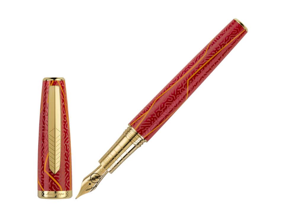 Montegrappa DC Comic The Flash Füllfeder, Limitierte Edition, ISFLN-AR