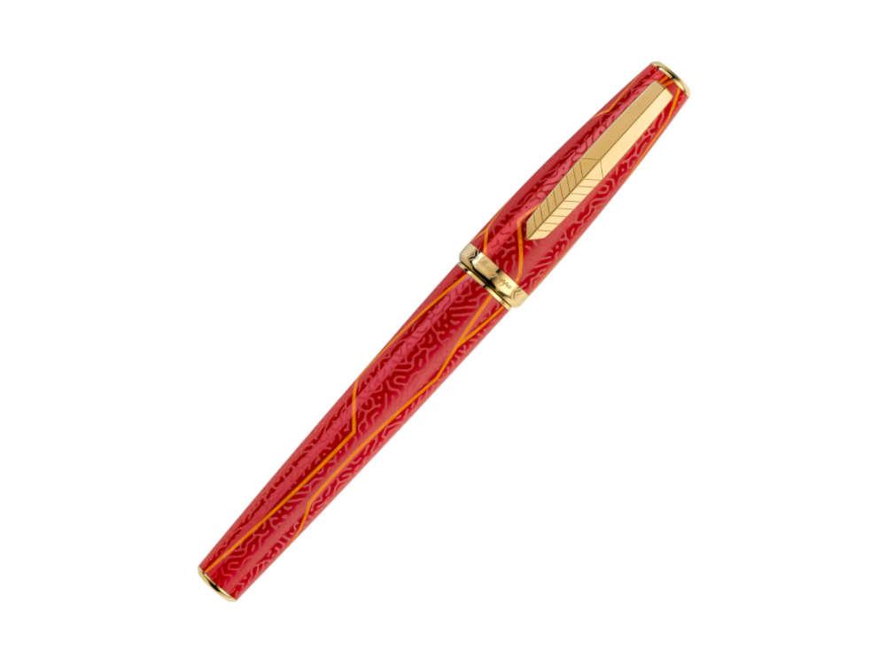Montegrappa DC Comic The Flash Füllfeder, Limitierte Edition, ISFLN-AR
