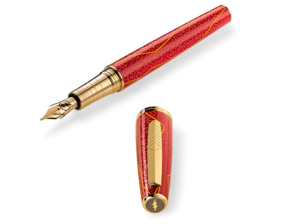 Montegrappa DC Comic The Flash Füllfeder, Limitierte Edition, ISFLN-AR