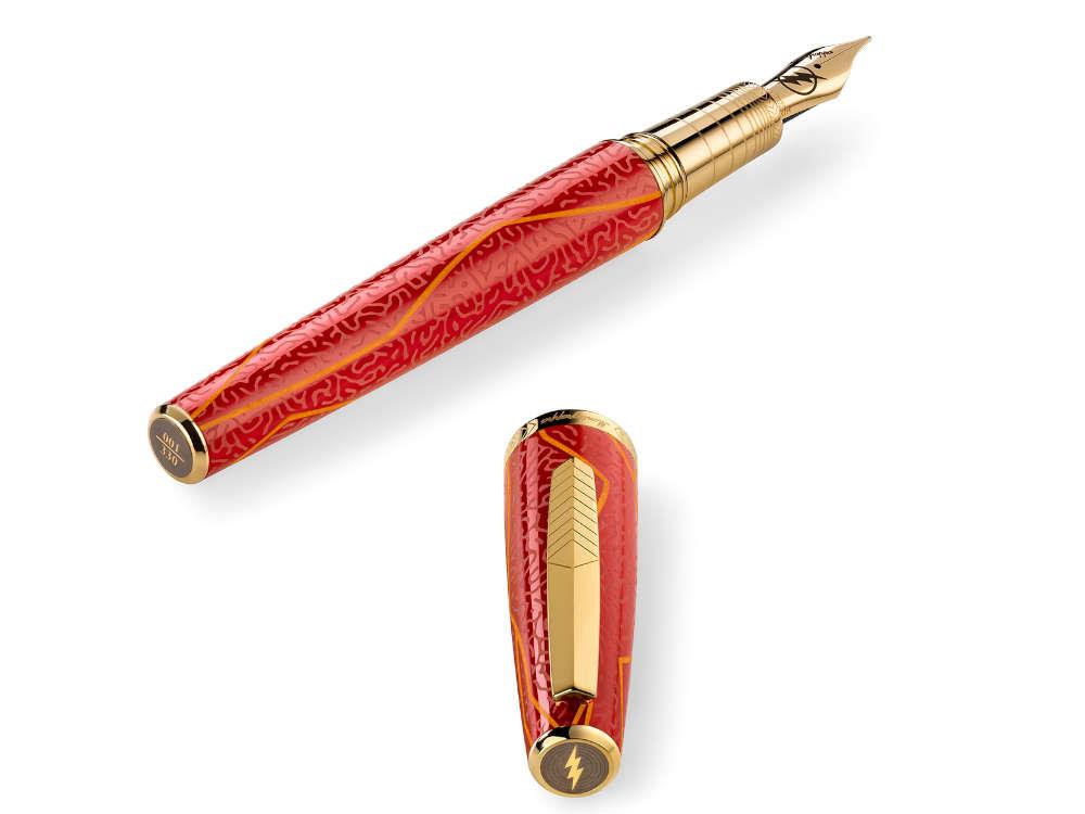 Montegrappa DC Comic The Flash Füllfeder, Limitierte Edition, ISFLN-AR