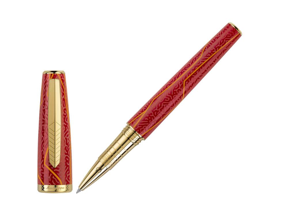Montegrappa DC Comics The Flash Roller, Vergoldet, Limitierte Edition, ISFLNRAR