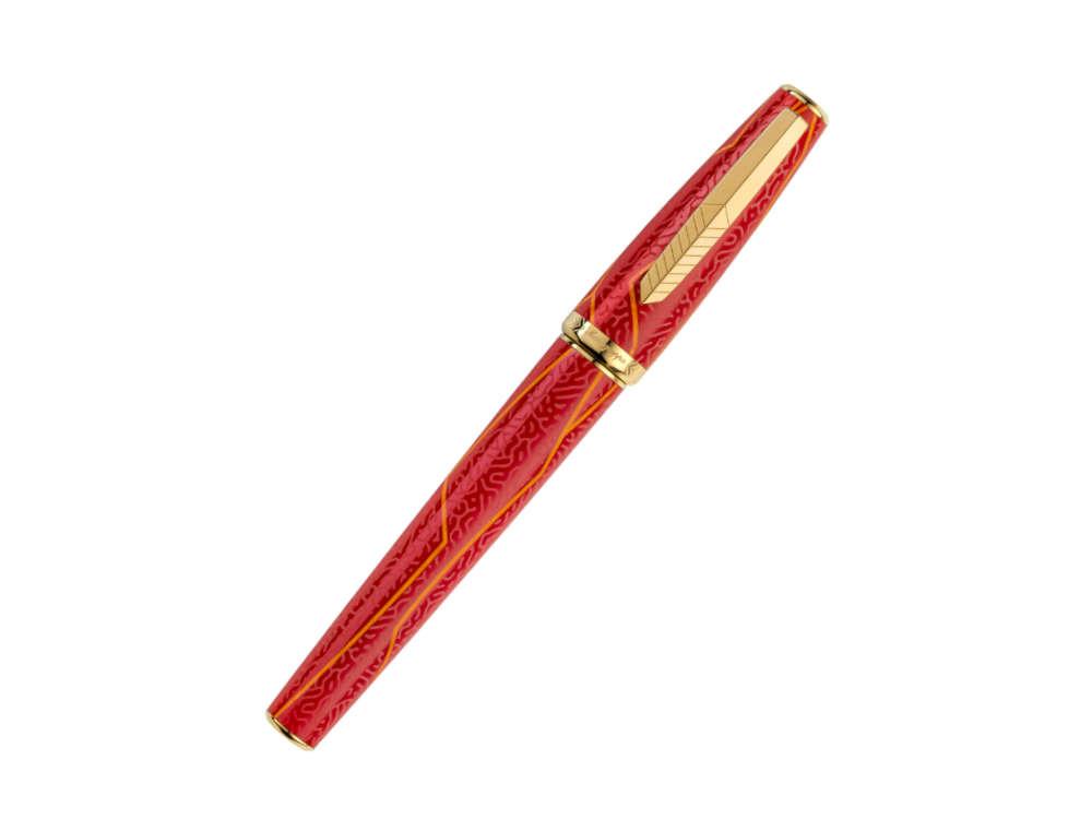 Montegrappa DC Comics The Flash Roller, Vergoldet, Limitierte Edition, ISFLNRAR